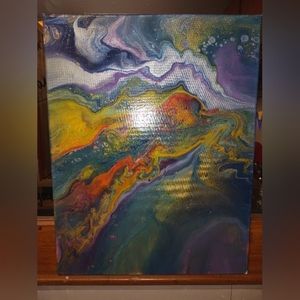 Beautiful Canvas Paint pour